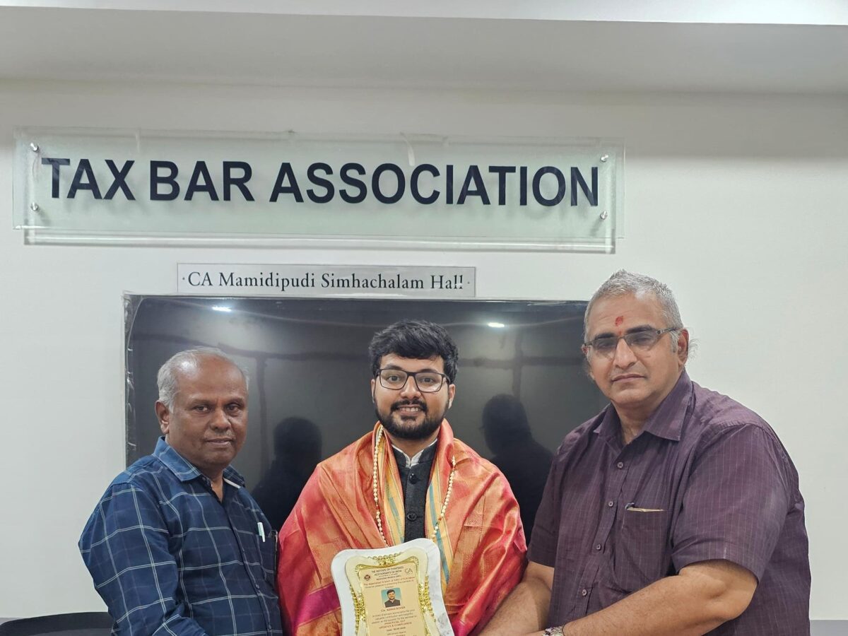 Felicitation at ICAI Nizamabad Branch