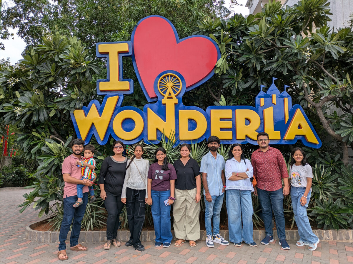 Team outing at Wonderla